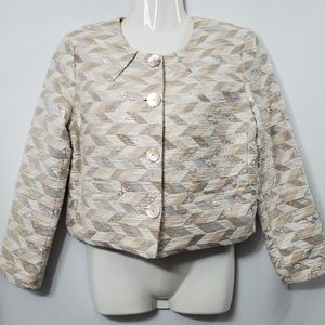 Elloquent Metallic Blazer
